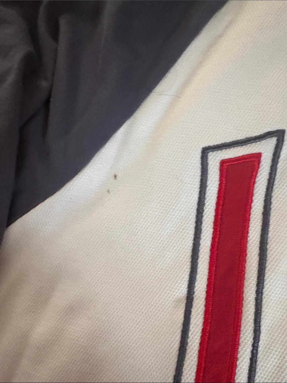 Little Bipsy USA Raglan Button-Front Shirt in White, Blue & Red - Picture 2 of 2